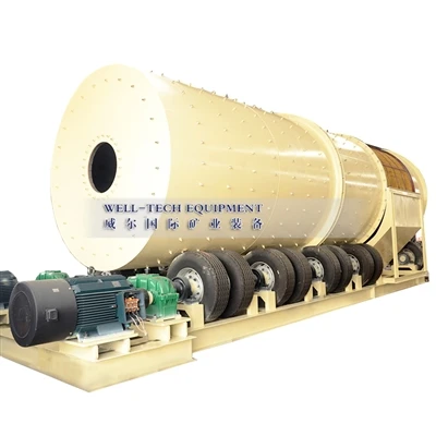 Klijent wieħed tal-Mawritanja Ixtri 250tph Drum Washer Rotary Scrubber Għall-...