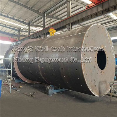 Huwa qed jipproċessa 4sets 2.7m dijametru ta 'ċilindru ta' scrubber heavy dut...